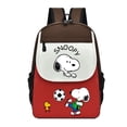 thumbnail image 4 of Mochila De Dibujos Animados Snoopy Bolsa Escolar Para Mujeres Hombres Ordenador Viaje, 4 of 4