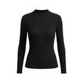 thumbnail image 5 of Warop Womans Mock Neck Sweater, Half Turtleneck Long Sleeve Ribbed Knit Top, Slim Fit Pullover for Fall Layering, 5 of 5