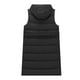 thumbnail image 3 of Gibobby Chaleco largo acolchado mujer, Chaleco Softshell para mujer, chaleco largo de invierno anorak con bolsillos inclinados, chamarra casual sin mangas(Negro,XG), 3 of 5