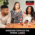 thumbnail image 6 of Buzzed Tower,  Stack-and-Sip Adult Drinking Game for Game Night Parties, Tailgates, and Bachelor Parties by What Do You Meme?, 6 of 11