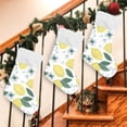 thumbnail image 7 of Coolnut 1 PCS Christmas Stocking Lemons Big Warm 17.7 x 12 Inch Hanging Xmas Stockings Decoration for Family Holiday Party Ornaments Decor Fireplace, 7 of 7
