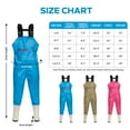 thumbnail image 4 of Ghosthorn Chest Waders for Kids Waterproof Youth Waders for Hunting Fishing Waders with Boots nylon Waders for Children, 4 of 7