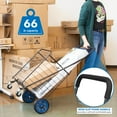 thumbnail image 3 of Mount-It! Small Rolling Utility Shopping Cart | Foldable, 3 of 8