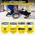 thumbnail image 5 of KFFKFF Drain Cleaning Cable 50 Feet x 1/2 inch Solid Core Cable Sewer Cable Drain Auger Cable Cleaner Snake Clog Pipe Drain Cleaning Cable Sewer Drain Auger Snake Pipe, 5 of 9