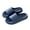 Dark Blue, variant on Slippers for Women Men Indoor House Shoes Non Slip Shower Slides Waterproof Beach Sandals