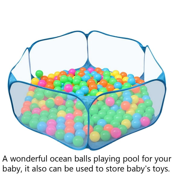 LHCER Baby Play Tent, Ocean Balls Play Pool,Folding Portable Baby Play Tent Pool for Ocean Balls Kids Children Indoor Outdoor Playing Toy
