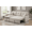 Beige, variant on Convertible Sleeper Sofa Bed, 76.5" L Shaped Sectional Couch with Pull Out Bed, Storage Chaise & Reversible Lounge, Compact Linen Sectional Sofa for Small Space Apartment Living Room, Charcoal Black