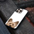 thumbnail image 4 of WIRESTER Shockproof Soft Rubber Cover Case for Apple iPhone 16 Pro Max 6.9" 2024, Animal Yorkshire Terrier Dog, 4 of 5