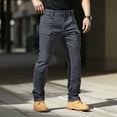 thumbnail image 2 of Men's Lightweight Cargo Pants For Outdoor Summer Activities Loose Fit Durable Work Hiking Adventure Travel Long Pants Pants Loose Fit Straight Legs Beach Trousers, 2 of 4