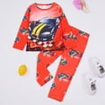 thumbnail image 2 of UAYOTSE Toddler Boy Girl Sweater Pajama Set 3 6 12 18 Months 2T 3T 4T 5T 6T fit Pjs Soft Breathable Knit Long Sleeve Top Leggings Fall Size 4-5 Years, 2 of 6