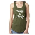 thumbnail image 1 of Thirty & Thirsty Racerback Tank, 1 of 3