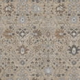 thumbnail image 3 of HomeRoots 679246 10 x 14 ft. Taupe Gray & Brown Oriental Washable Machine Made Rectangle Area Rug with UV Protection, 3 of 9