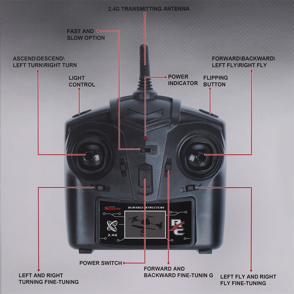Details about   FPVRC-U818 U81 2.4GHz 4 CH 6 Axis Gyro Quadcopter Radio Controlled 90 