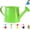 Green, variant on Metal Garden Watering Can, 1L Galvanized Steel Watering Kettle with Long Spout & Handle for Indoor Outdoor Plants