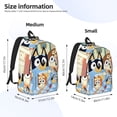 thumbnail image 2 of Johaoi Bluey for Canvas Laptop Backpack, Travel Laptop Backpack for Men Women Backpack Suitcase for Travel, Business Casual or College-Medium, 2 of 5