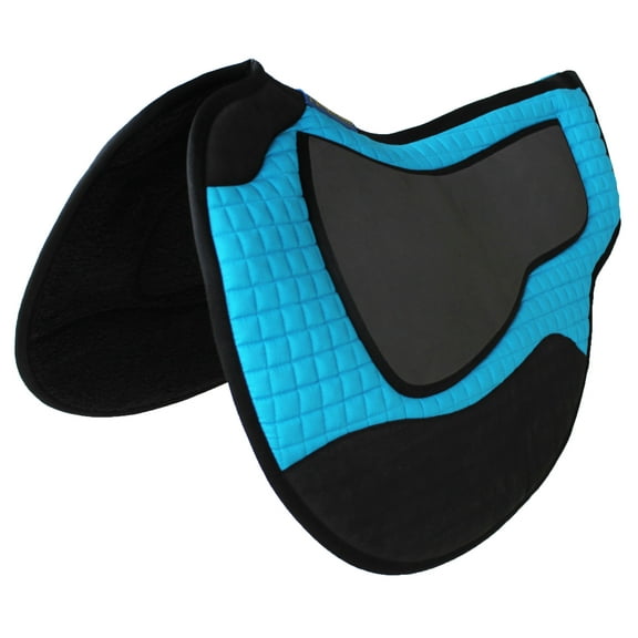 Horse Quilted Endurance Contoured Barrel Gel Comfort Saddle Pad Turquoise 39185TR