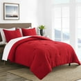 thumbnail image 2 of JML 2 Piece Twin Comforter Set, All Season Down Alternative Comforter, Burgundy, 2 of 6
