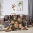 thumbnail image 4 of Nicolas Cage Blanket Soft and Warm Lightweight Fluffy Throws Blankets Rug Carpet Gift for Beach Yoga Bedroom Living Room Decoration Sofa Camping Trip Dorm Decor All Season, 4 of 6
