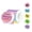 Five colors, variant on 140Pcs Shimmering Round Thermal Labels Sticker Oil and Water Resistant For Document Organization And Craft Decoration
