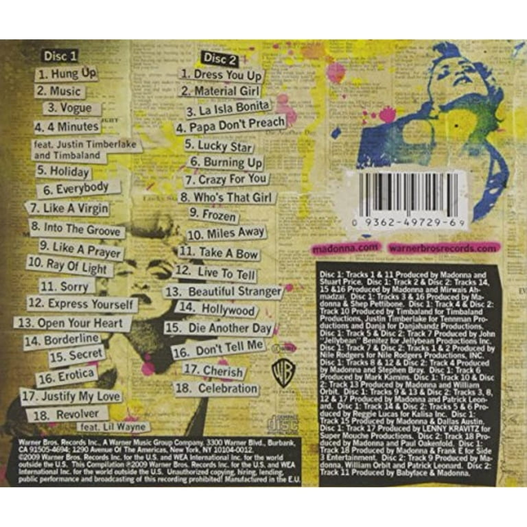 Madonna - Celebration - Music & Performance - CD - Walmart.com