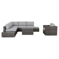 thumbnail image 1 of Living Source International Ensemble Sectionnel 9 Pcs plus Coussins en Espresso, 1 of 3