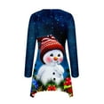 thumbnail image 5 of Tops Para Mujer Blusa de Navidad Camisas de Manga Larga Camiseta Casual Con Estampado de Cuello Redondo de Moda de Otoño Odeerbi  ODB169878, 5 of 5