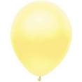 thumbnail image 2 of 5" Partymate Latex Balloons Silk Yellow 50ct Made In USA, 2 of 2