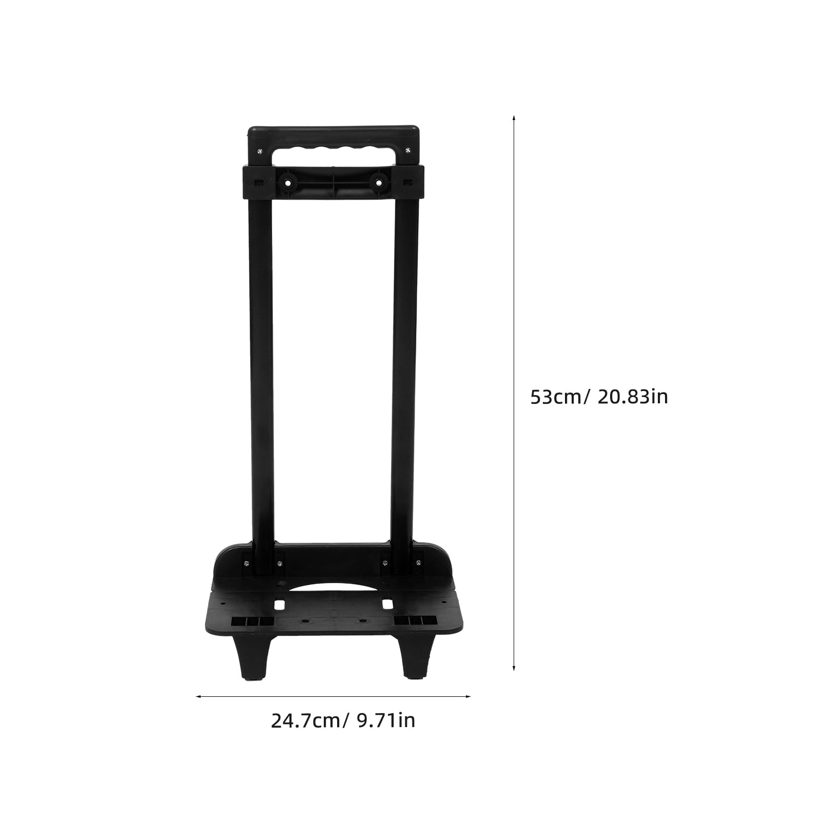 LOLIPPYY Portable Folding Hand Truck with Extendable Telescopic Handle for Easy Transport and Compact Space-Saving Storage
