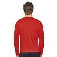 thumbnail image 3 of Expert Brand USA-Made Men's Natural-Feel Jersey Long Sleeve, Red, Small, 3 of 5
