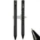 thumbnail image 2 of Geometric Metal Crinkle Pen Fidget, Black, 2 of 5