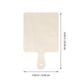 thumbnail image 4 of Hareemi 12pcs DIY Unfinished Wooden Cutting Board Wood Chopping Board with Handle, 4 of 5