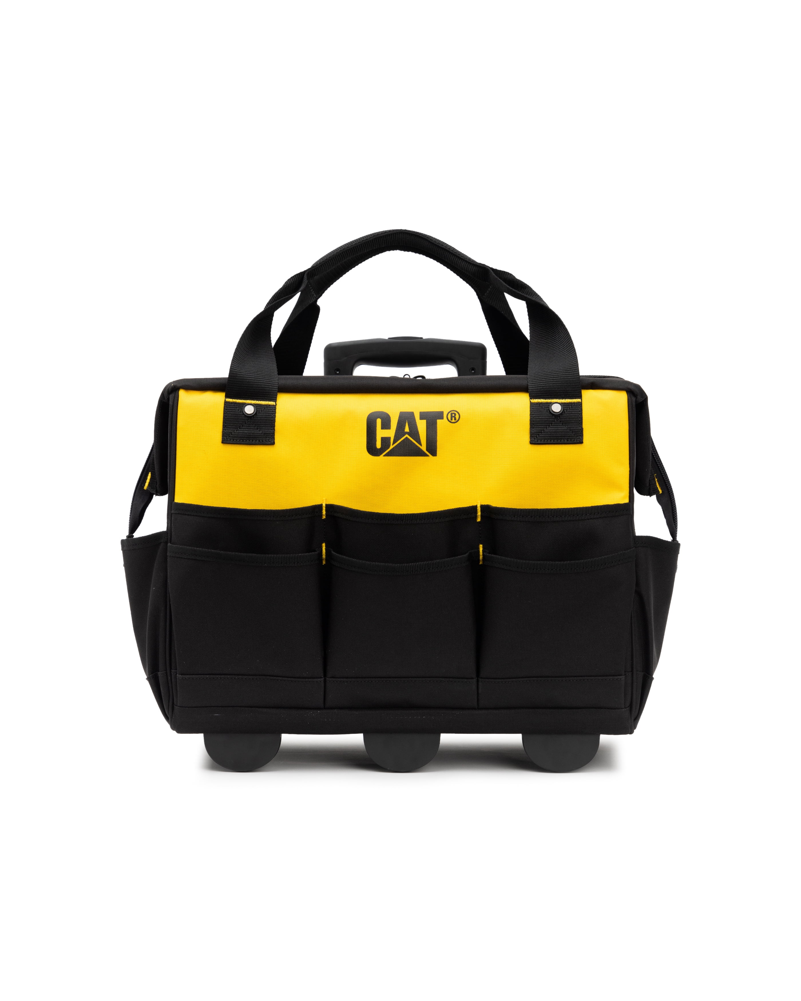 Caterpillar 18-inch Rolling Tool Bag, 75 lbs Capacity, Tool Storage ，CAT