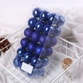 thumbnail image 2 of KEINXS 36Pcs/set 4cm Christmas  Tree Ball Bauble Hanging Home Party Ornament Home Decorations For Christmas Новый Год Navidad Navy Blue, 2 of 6