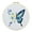 Blue, variant on Blingpainting Embroidery Starters Kit with Butterfly Pattern for Beginners, Cross Stitch Kits, Embroidery Hoops,Needles and Color Threads,Needlepoint Kit for Adults&Kids
