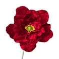 thumbnail image 4 of Fotografía de flores de tela de terciopelo artificial 3D Hecho a mano para fiestas de cumpleaños Decoración de bodas en color rojo múltiple Dia 40 cm, 4 of 8