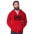 thumbnail image 4 of Dad Walking Talking ATM Machine Funny Zip Hoodie Sweatshirt Men Brisco Brands S, 4 of 6