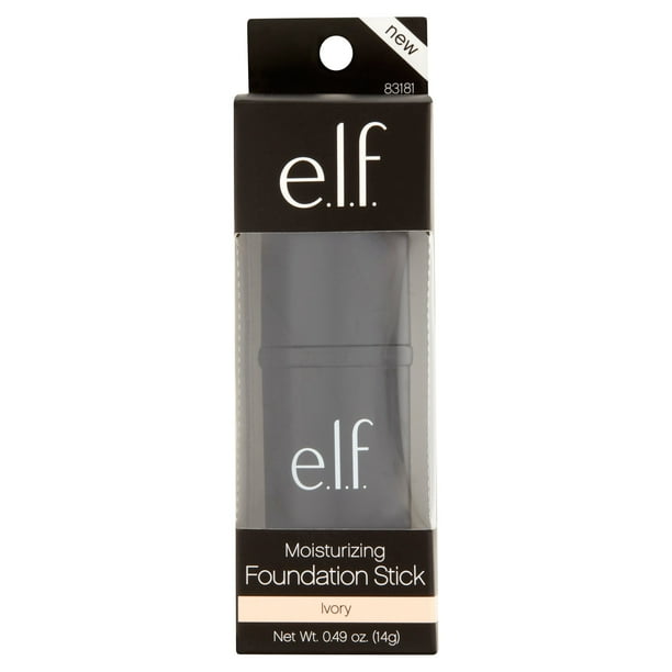 e.l.f. Ivory Moisturizing Foundation Stick, 0.49 oz