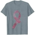 thumbnail image 4 of Kilaqueen Breast Cancer Shirts for Women Casual Short Sleeve Pink Ribbon Printed Awareness Tops Survivor Faith Inspirational Tee, 4 of 4