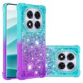 thumbnail image 1 of Case for FOXDOCK Xiaomi Redmi Note 14 Pro 5G TPU Shockproof Gradient Liquid Glitter Design, 1 of 5