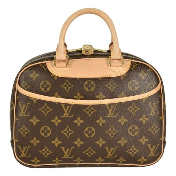 Pre-Owned LOUIS VUITTON Trouville Handbag Monogram Canvas M42228 BA0054 (Good)