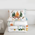 thumbnail image 5 of Erosebridal Kids Cartoon Camper Full Size Comforter Sets For Travel Trailers,Rustic Adventure Camping Bedding Sets For Boy,Reversible,3-Piece, 5 of 7