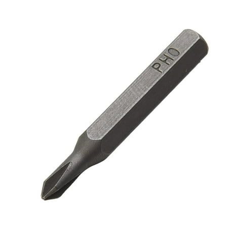 

H4×28Mm Cross Screwdriver Bits Ph0000 Ph000 Ph00 Ph0 Ph1 Ph2 4Mm Hex Shank 5 X Ph0