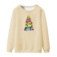 thumbnail image 3 of WXLWZYWL Holiday Sweatshirts Men Regular Crew Neck Long Sleeves Loose Tops Christmas Printed Sweatshirts Fall Winter Sweatshirts Pullover, 3 of 4