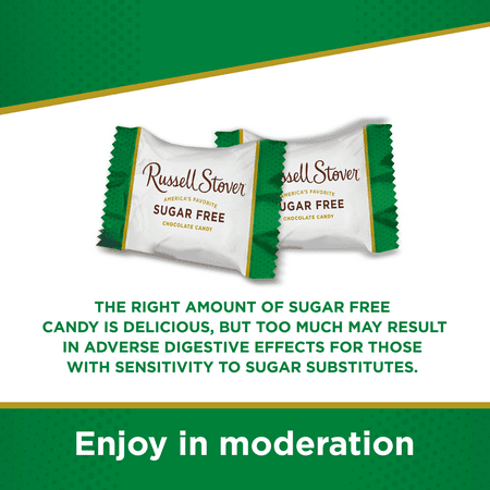 RUSSELL STOVER Sugar Free Dark Chocolate Almond & Sea Salt Bark, 7.5 oz bag (≈ 24 pieces)