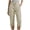 Beige, variant on Women's Casual Straight Leg Cargo Pants Button Front Summer Comfort Daily Wear Pants for Women Casual