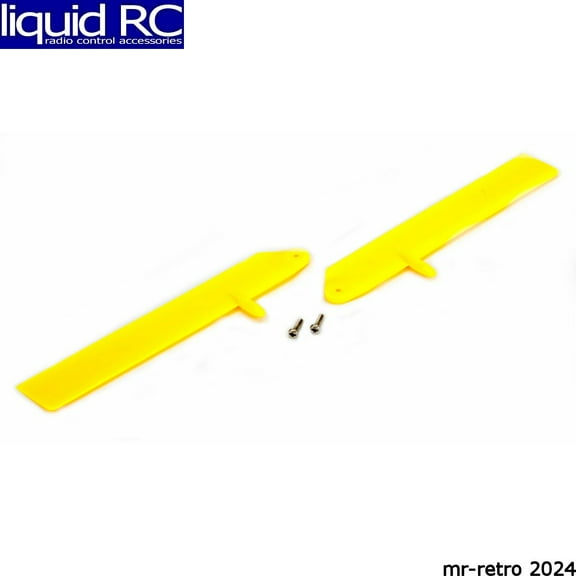 Blade Helis 3611YE Fast Flight Main Rotor Blade Set Yellow: mCP X
