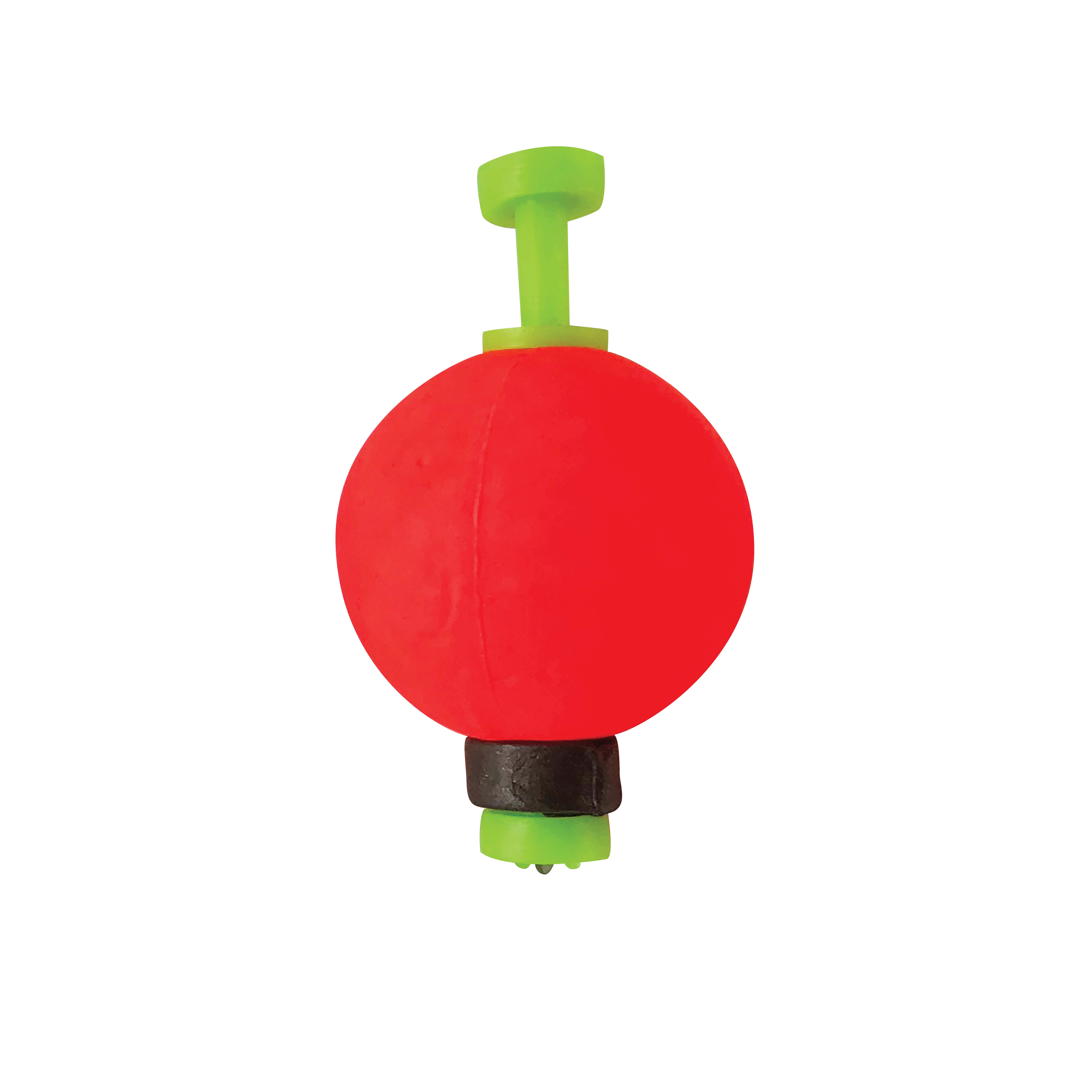 Thill Fish'n Foam Floats Round Weighted Clip 1" Fishing Float Red