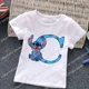 thumbnail image 5 of Nueva camiseta con letras ABCD de Stitch para niños, camisetas con combinación de nombres, camisetas de dibujos animados Kawaii, ropa informal para niños y niñas, camisetas Harajuku para niños y niñas, 5 of 5