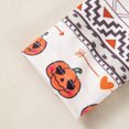 thumbnail image 7 of TOWED22 Newborn Baby Girl Halloween Outfit Pumpkin Print Long Sleeve Romper Pants Set Cute Infant Fall Clothes,18-24 M, 7 of 7