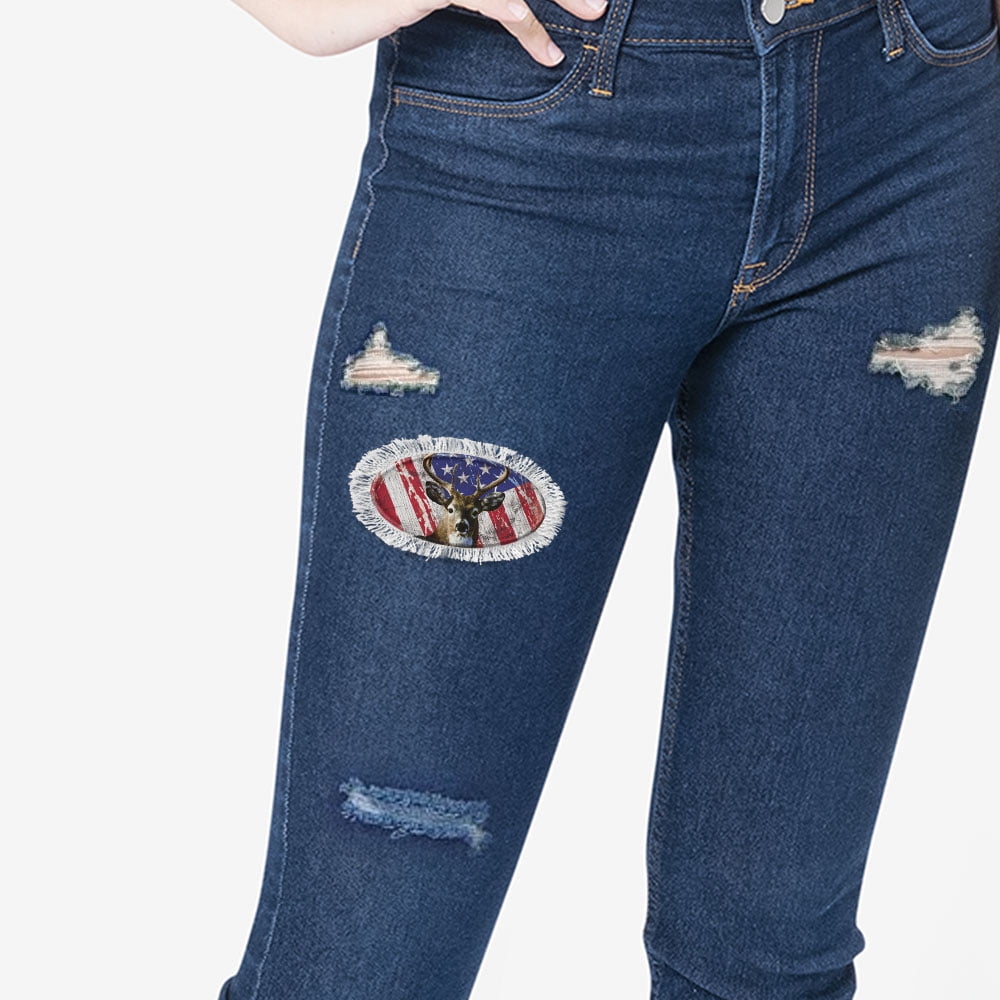 Wholesale designer jeans patch For A Pull-On Classic Look